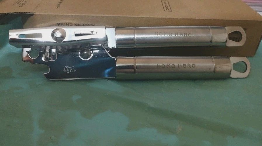 Home Hero Stainless Steel Manual Can Opener with Bottle Opener