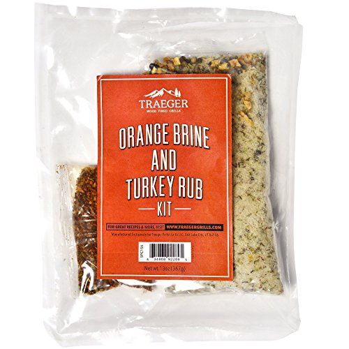 Traeger Orange Brine and Turkey Rub Kit 13 Oz - Retail $11.99
