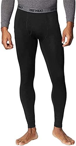 32 Degrees Men S 2-Pack Performance Thermal Baselayer Legging Pant Black Large - Retail $19.99