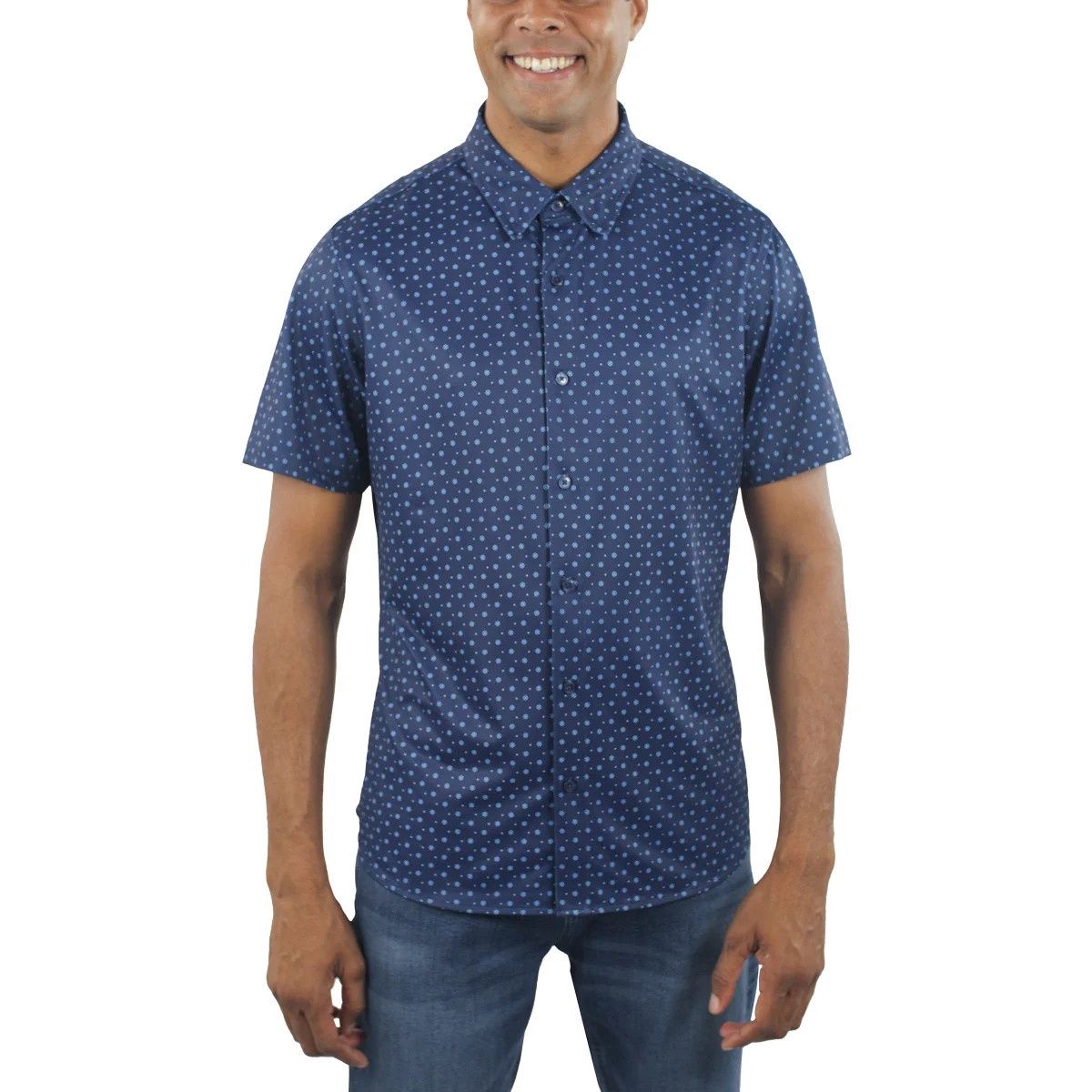 Jachs NY Men&#39;s Short Sleeve Woven Shirt