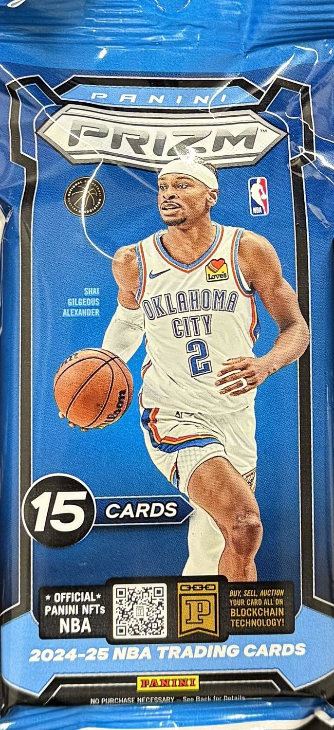 2024-25 Panini PRIZM NBA Fat Pack Basketball Trading Cards - Retail $31.25