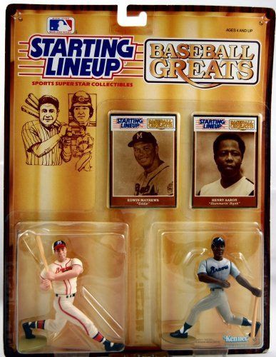 Kenner - Starting Lineup - Baseball Greats - Edwin Mathews Henry Aaron