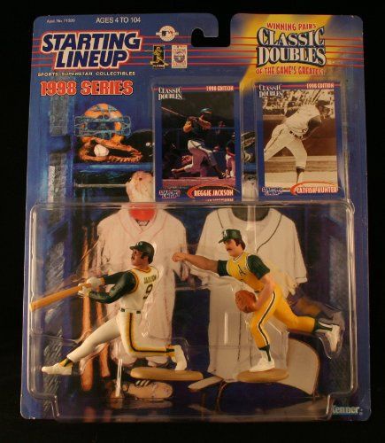 REGGIE JACKSON / OAKLAND a&#39;S &amp; CATFISH HUNTER / OAKLAND a&#39;S 1998 MLB Classic Doubles * Winning Pairs Series *