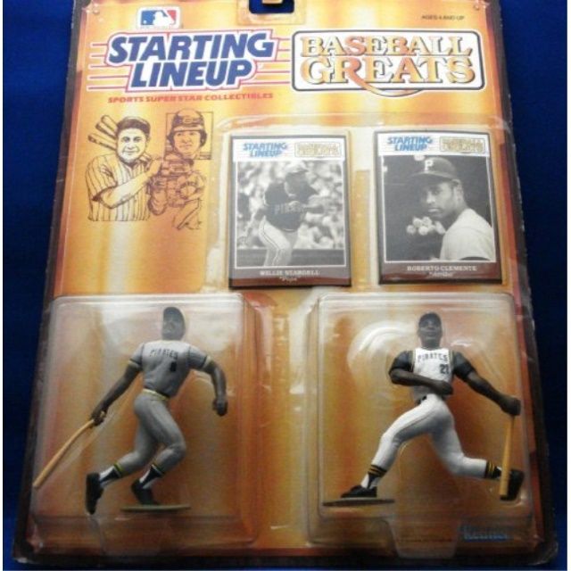 Starting Lineup Baseball Greats Willie Stargell and Roberto Clemente