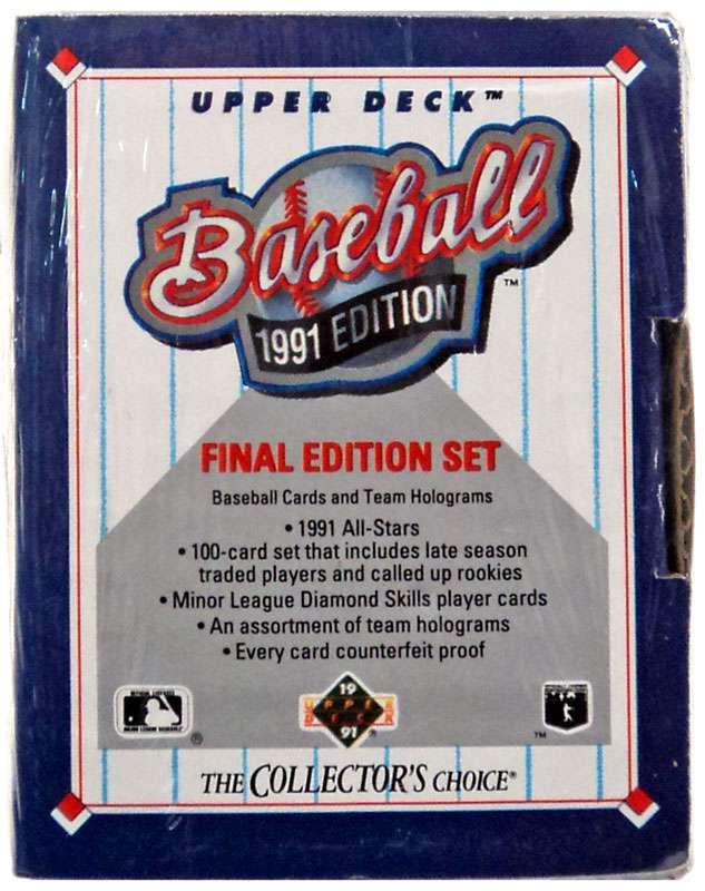 1991 Upper Deck Baseball Final Edition Factory Set