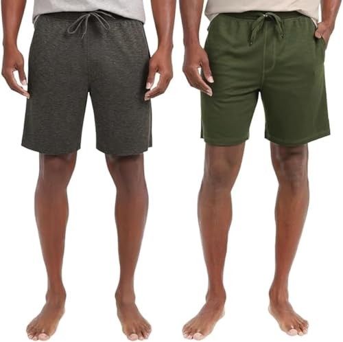 Eddie Bauer Men’s Comfort Fit Elastic Waistband with Outer Drawstring Lounge Short,