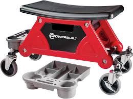 Powerbuilt Heavy Duty Rolling Seat