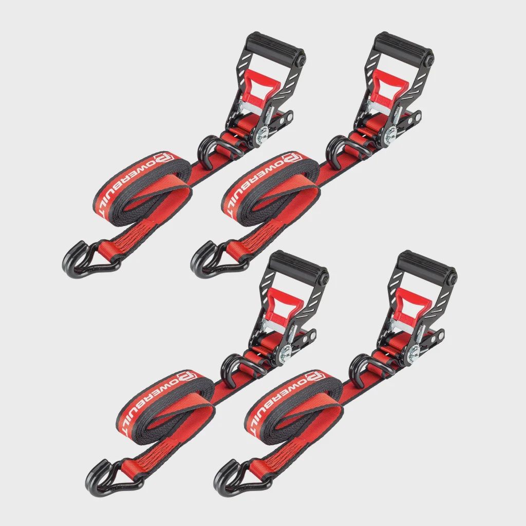 Powerbuilt Ratchet Tie Down Set – 1.5 in. x 16 ft. 4-piece