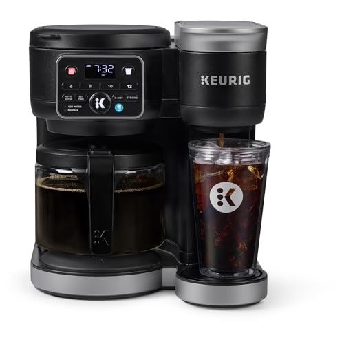 Keurig® K-Duo® Automatic Single Serve K-Cup® Pod &amp; Carafe Coffee Maker (Gen 2) - Black; Coffee Pot &amp; Drip Coffee Maker, Makes 9 Cups - Retail $229.99
