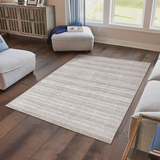 Wyatt &amp; Ash Washable Indoor Area Rug, Oakley 6'6" x 9'6" - RETAIL - $119.99