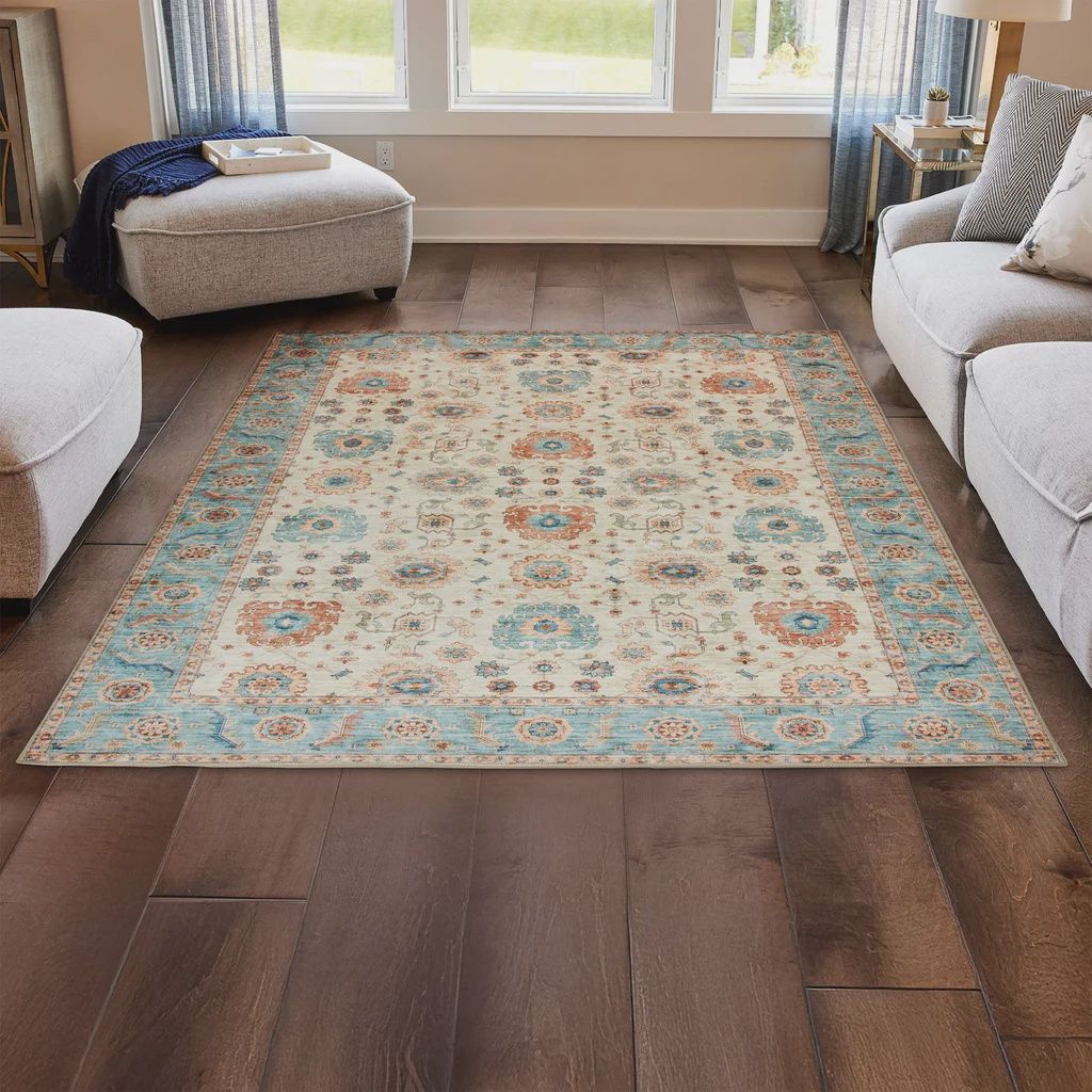 Wyatt &amp; Ash Dalileh Washable Indoor Area Rug (7'10" x 10') - RETAIL - $149.99