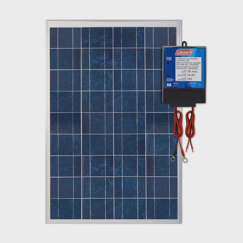 Coleman 100W Solar Panel With 7AMP Charge Controller - Retail $99.99