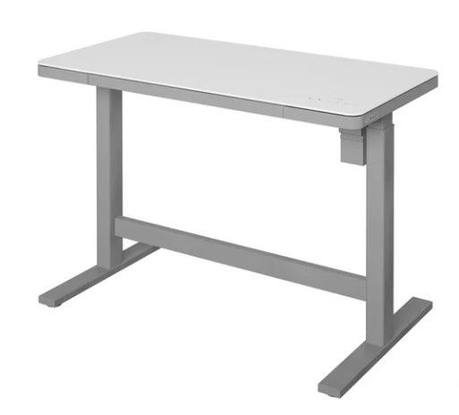 Tresanti Adjustable Height Sit/Stand Tech Desk - Retail $299.99, COLOR: Grey