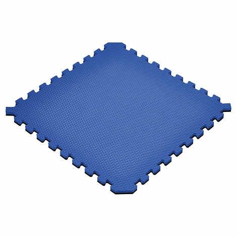 Norsk Reversible Foam Flooring, 48 sq ft., 24 in. x 24 in. Foam Mats - Retail $32.99, COLOR: BLUE