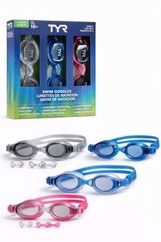 TYR Swim Goggles 3 Pk Retail 14.99