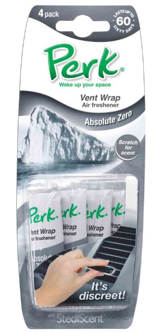 LittleTreesVent Wrap Air Freshener - Retail 3.99, type: Black Ice