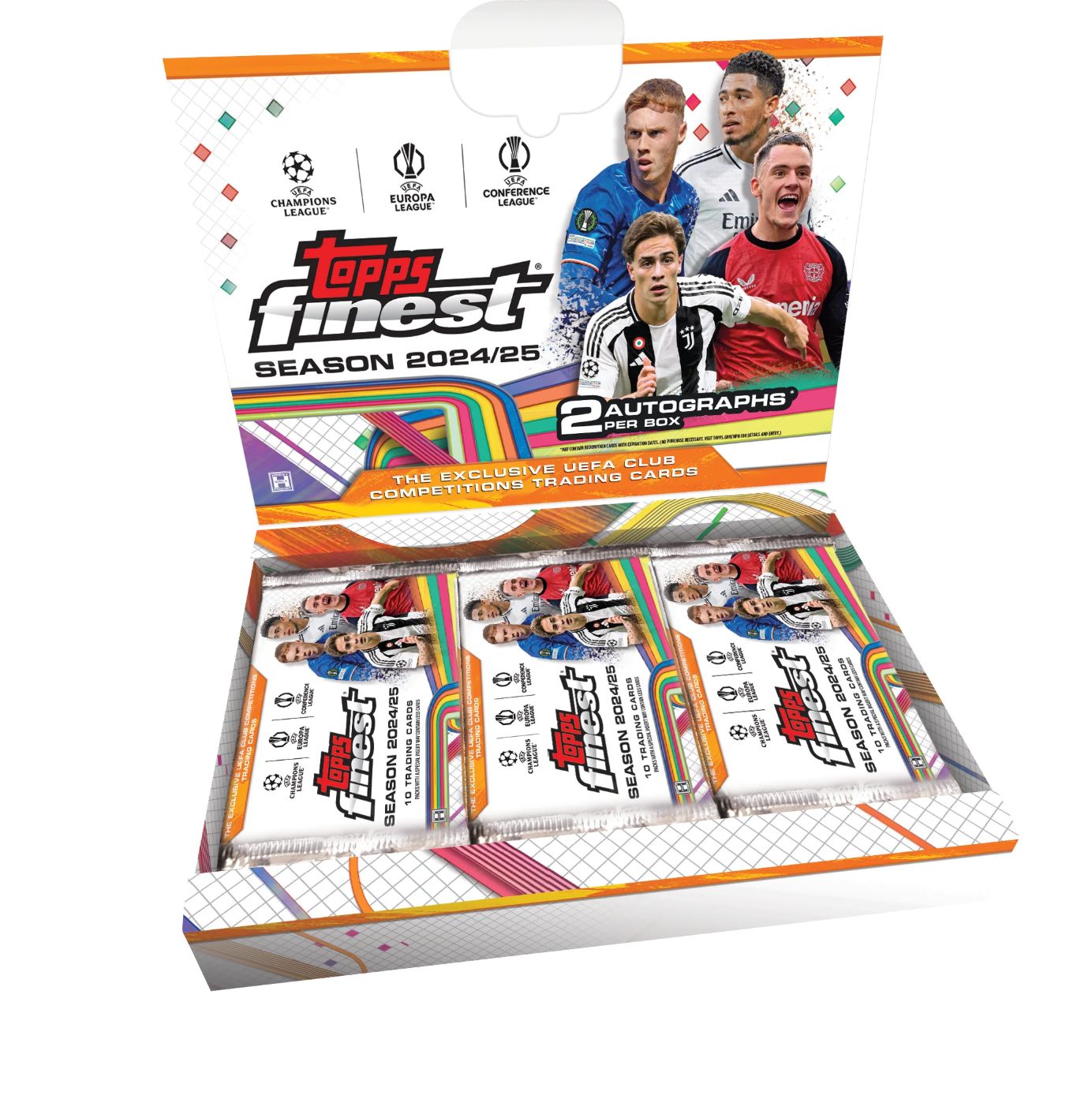 2024/25 Topps Finest UEFA Club Competitions - Hobby Box, type: 2024/25 Topps Finest UEFA Club Competitions - Hobby Box