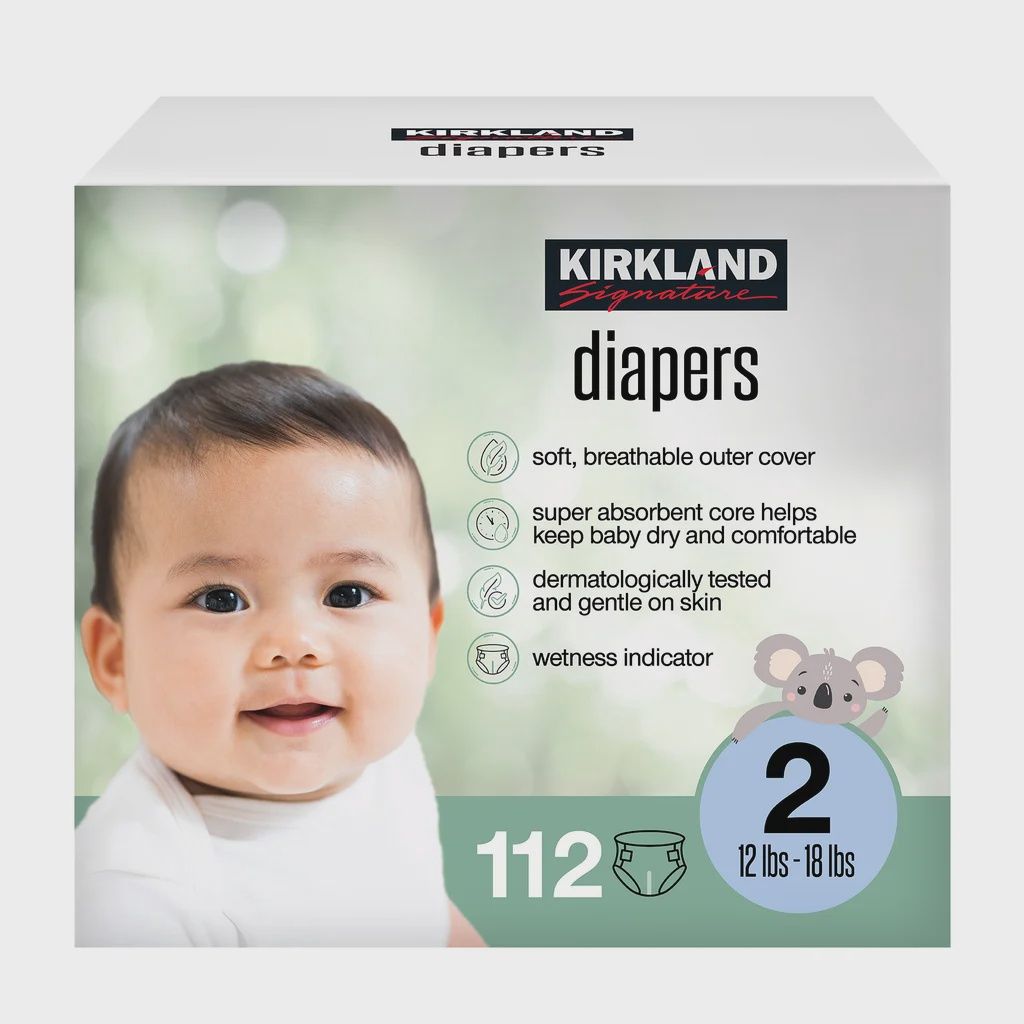 Kirkland Diapers Sz 2-Retail-$ 19.99