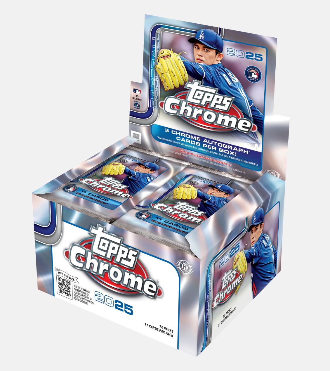 2025 Topps Chrome® Baseball - Hobby/Single/Mega, Size: Hobby Jumbo Box