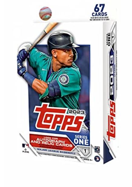 MLB 2023 Topps Baseball Series 1, type: Hanger Pack 67 Cards