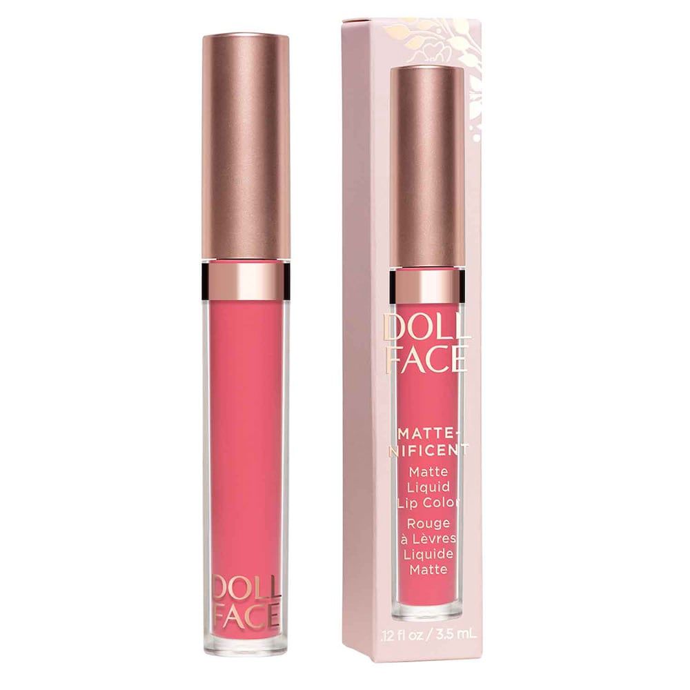 Doll Face Matte-nificent Matte Liquid Lip Color - Retail $12.00, COLOR: MLL-02 Pretty in Pink