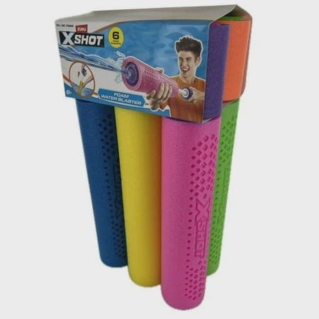 ZURU X-Shot 6-pk. Foam Water Blaster Squirtguns - Retail- $11.99