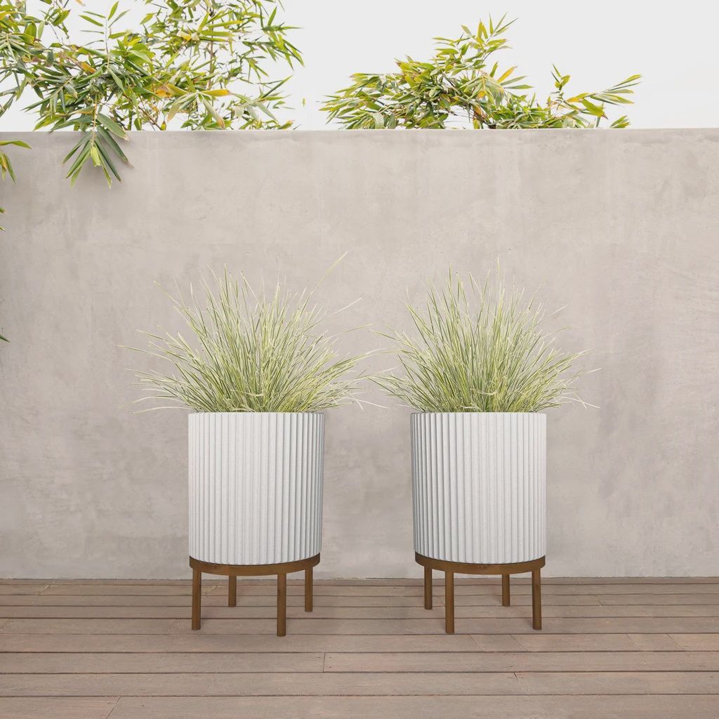 21.5” Capri Planter. Retail - $24.99