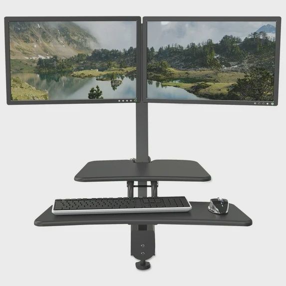 MooreCo Balt Up-Rite Desk Mounted Sit/Stand Workstation - RETAIL - $344.37