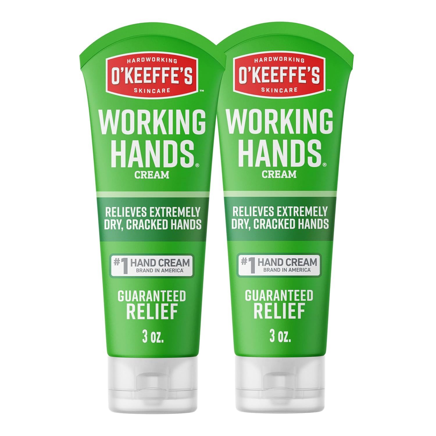 O'Keeffe's Working Hands Hand Cream for Extreme Dryness - 3 oz Tube (2 Pack) - Repairing Skincare for Cracked, Dry Hands .  Retail - $24.99