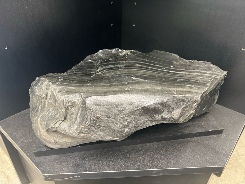 Black Obsidian Stone - Natural/Raw - 32 lbs -