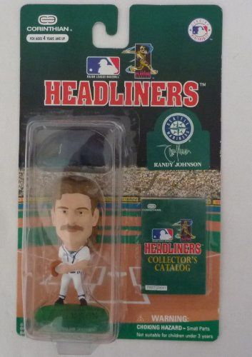 1996 MLB Headliners Baseball Collector Figure, type: RANDY JOHNSON / SEATTLE MARINERS * 3 INCH *