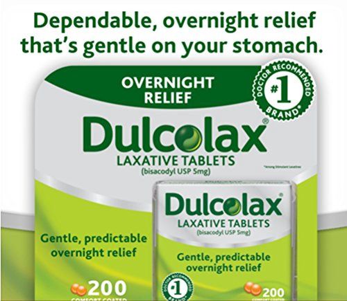 DULCOLAX LAXATIVE 200 Tablets - Retail $23.99