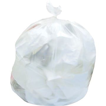 Coastwide Professional 20-30 Gallon Trash Bag, 30" X 37", High Density, 16 Mic, Natural, 250 Bags/Box (CW19246) - Retail $58.99