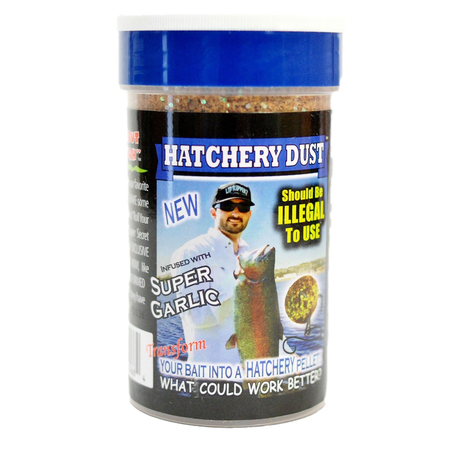 Lip Ripperz 3 oz. Hatchery Dust - Super Garlic - Retail $10.29
