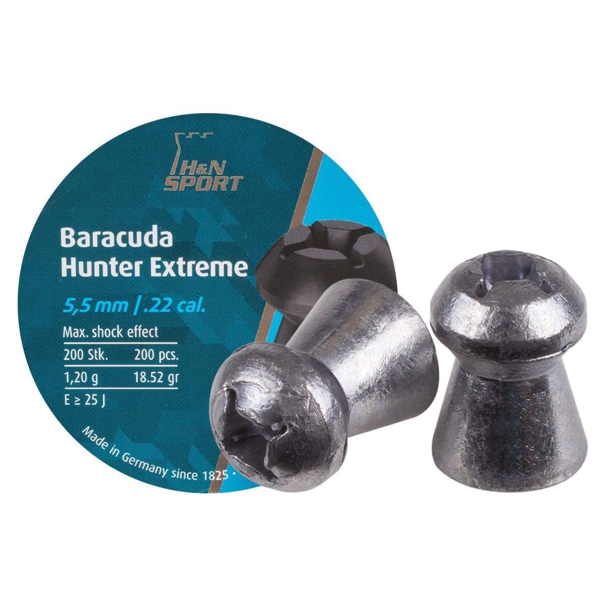 H&amp;N Baracuda Hunter Extreme Hollowpoint Pellets .22 Cal - Retail $11.99