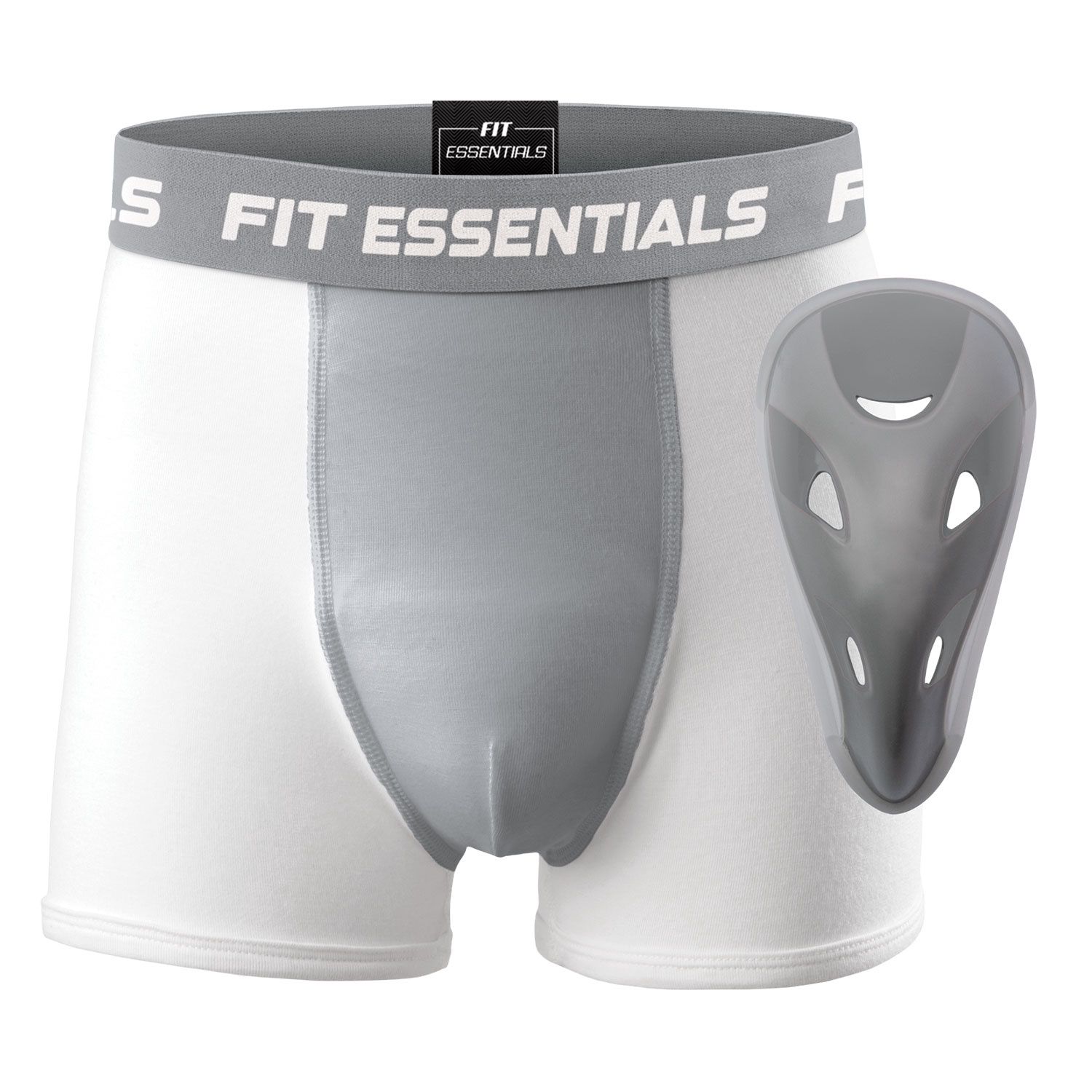 Fit Essentials Adult  Boxer Brief with Cup Retail $14.99