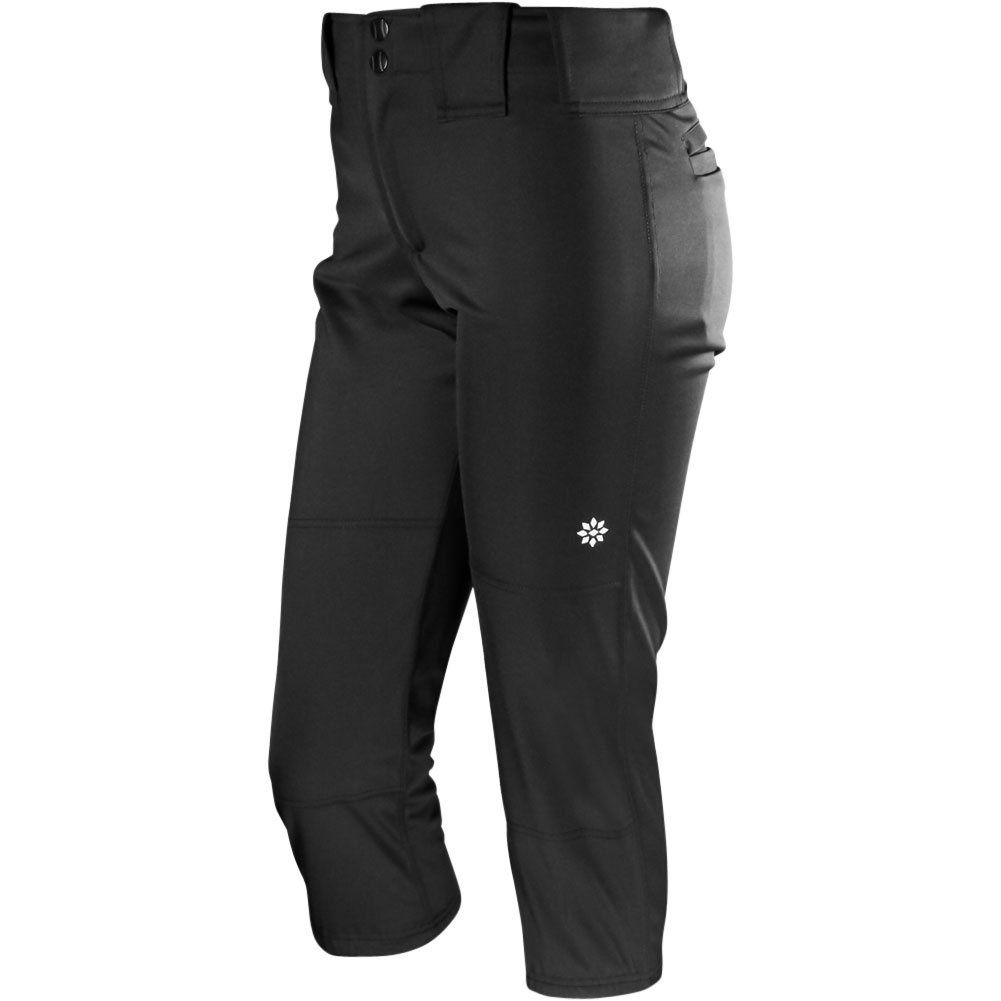 Women's RIP-IT 4-Way Stretch Softball Pants Large Black Regular Retail $34.99