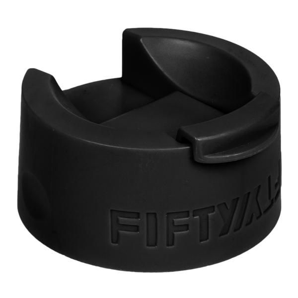 A68003BK0 Fifty &amp; Fifty Wide-Mouth Coffee Flip-Top Cap, Matte Black