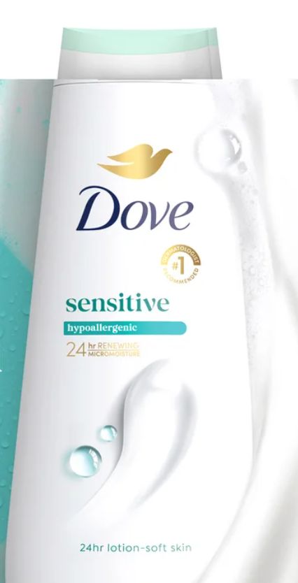 Dove Sensitive Body Wash, 23 fl oz - Retail $16.99