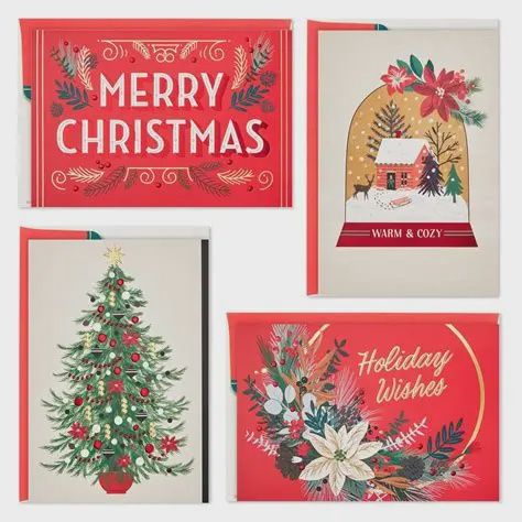 Sage and Green Christmas Cards Retail $23.98
