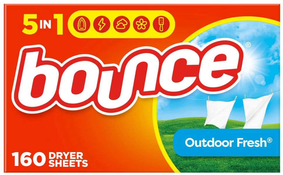 Bounce Outdoor Fresh Fabric Softener Dryer Sheets - Retail $6.79