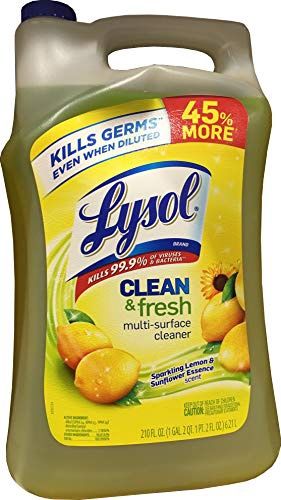 Lysol Clean and Fresh Multi Surface Cleaner (210 Fluid Ounce) - Retail $25.00