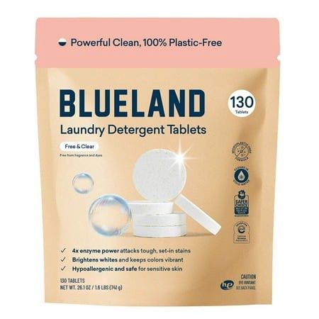 Blueland Laundry Detergent Tablets 130 Count - Retail $53.99