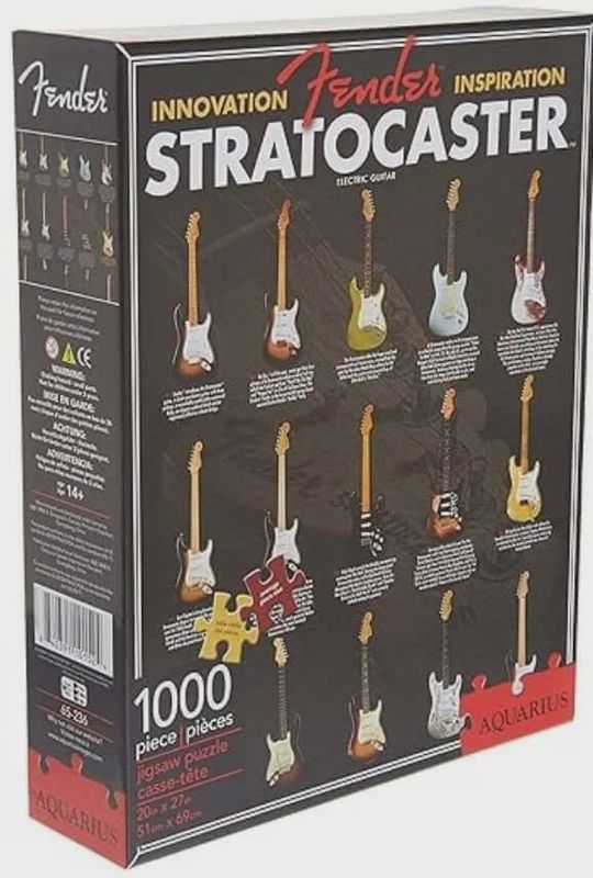 Fender Stratocaster 20" x 27" 1000-pc. Jigsaw Puzzle - Auarius - Retail - $32.99