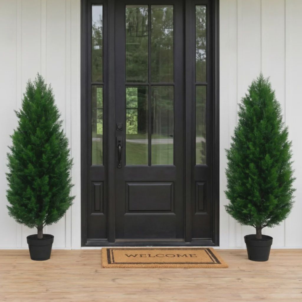 Faux 4’ UV Resistant Cedar Tree Indoor and Outdoor - Retail $45.00
