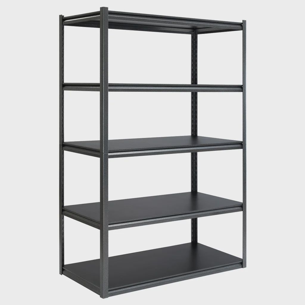 Gorilla Rack Z-Beam 5-shelf Steel Storage Rack, 48“ x 24“ x 72" - Retail $129.99