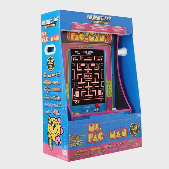 Arcade1Up Ms. PAC-MAN Partycade 12 Games in 1 - Retail $229.99