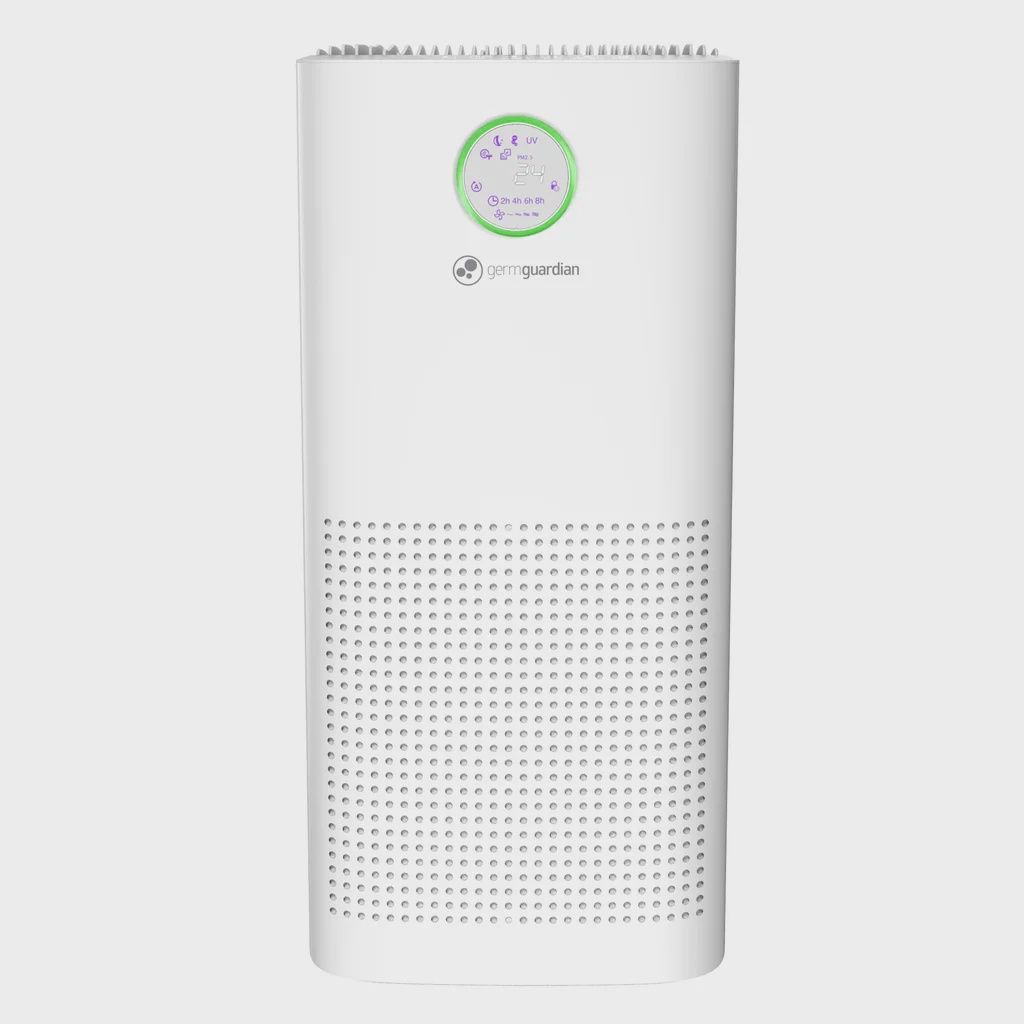 GermGuardian 6-in-1 Large Room Air Purifier with HEPA Filter &amp; Air Quality Monitor Retail $189.99
