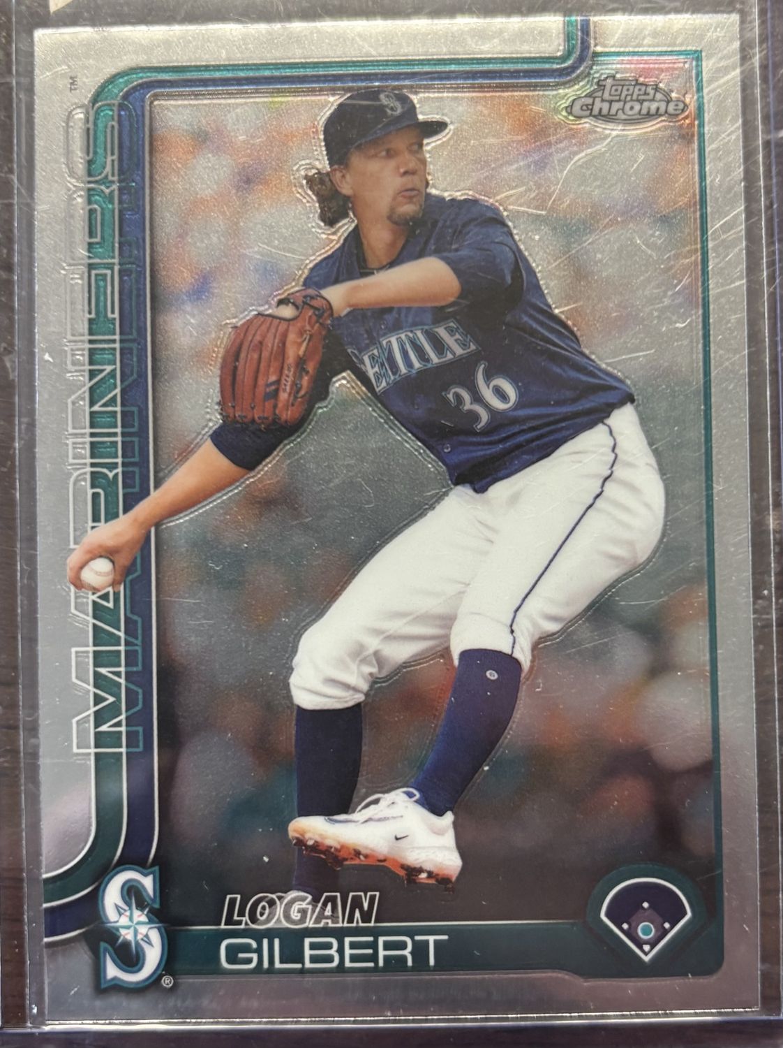 2025 Topps Chrome - Logan Gilbert #11 - $12.00