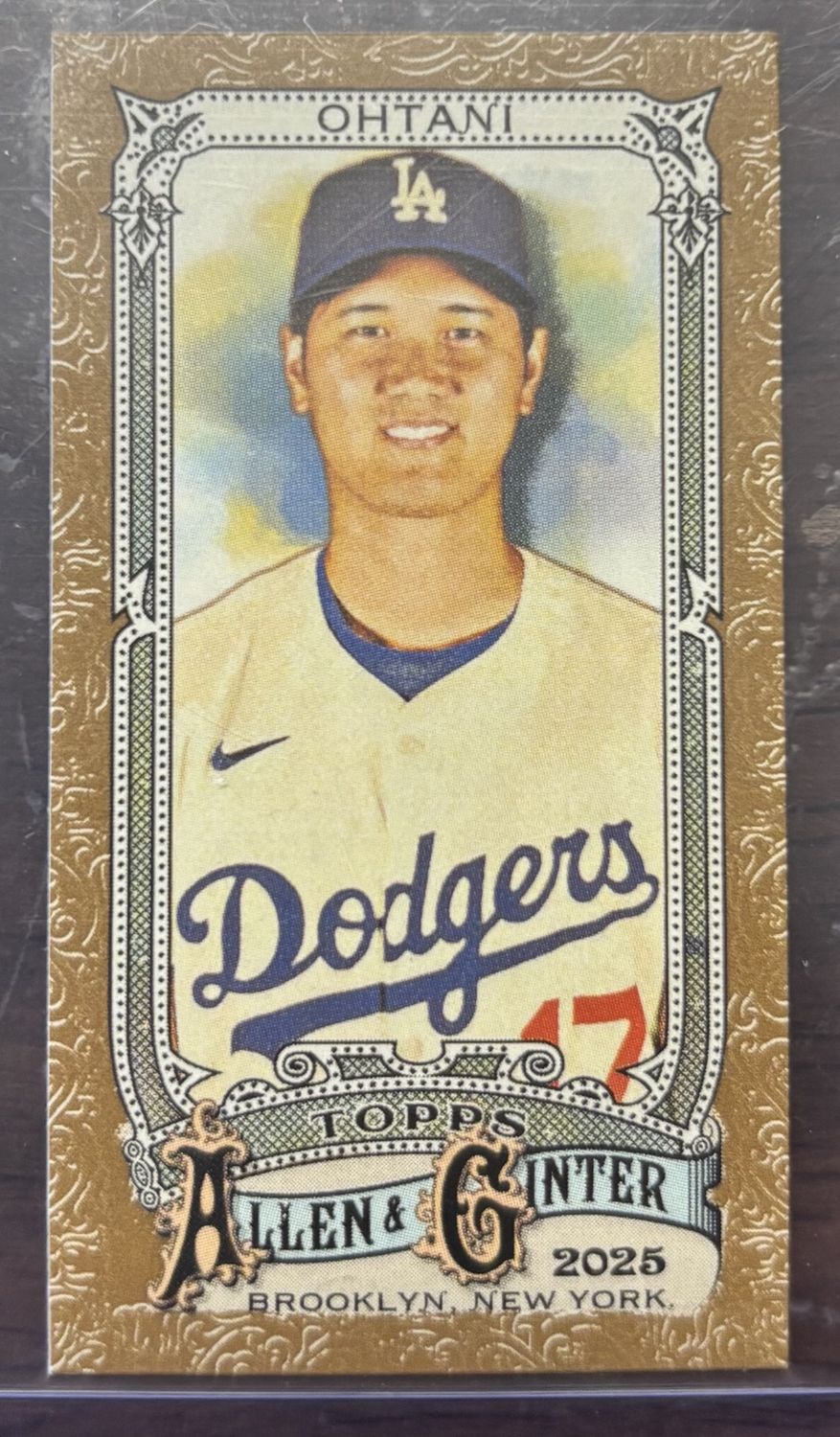 2025 Topps Allen &amp; Ginter - Shohei Ohtani (Gold Border Mini) #132 - $30.00
